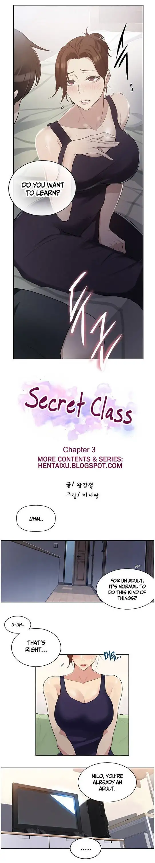 Secret Class Chapter 3 - Page 1