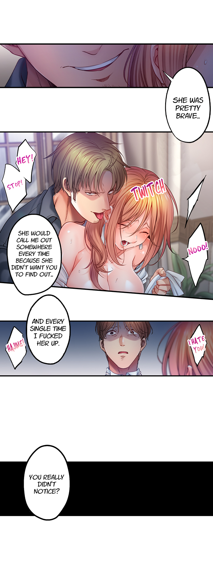 I Can’t Resist His Massage! Cheating in Front of My Husband’s Eyes Chapter 145 - Page 9